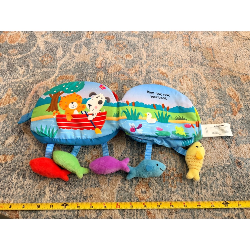 "4 for $20 Mix&Match" Row Row Row Your Boat Soft Plush Interactive Baby Book‎ - Picture 2 of 6